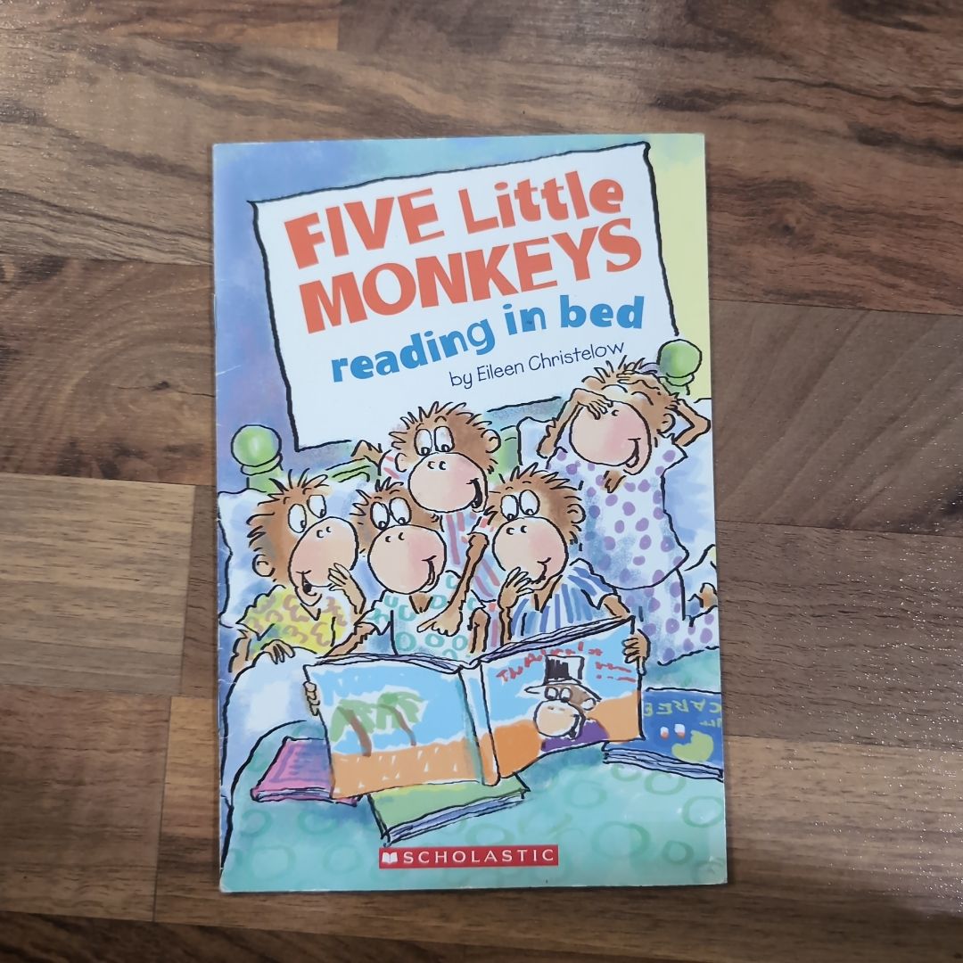 Five Little Monkeys Reading in Bed by Eileen Christelow