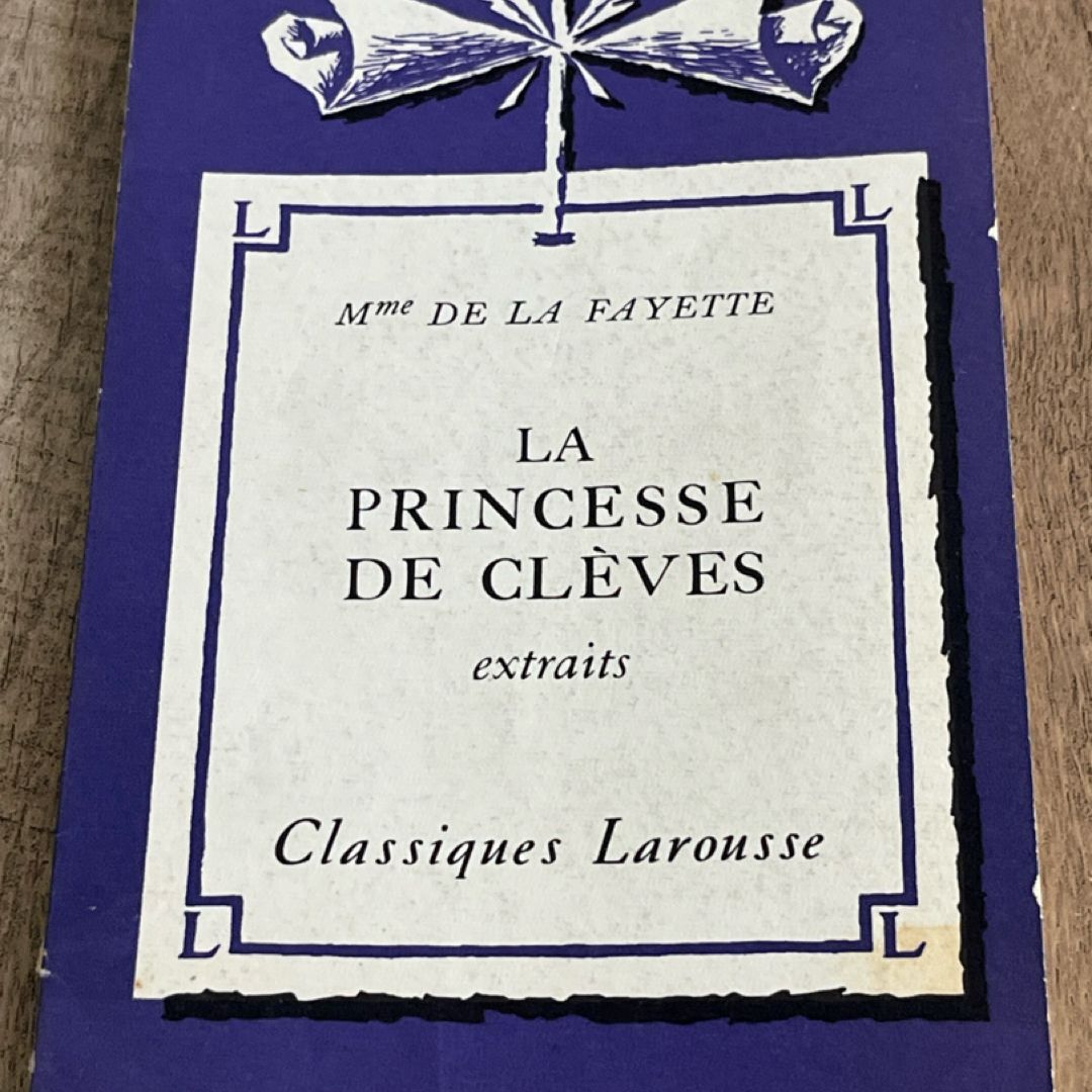 La Princesse de Clèves by Mme de La Fayette