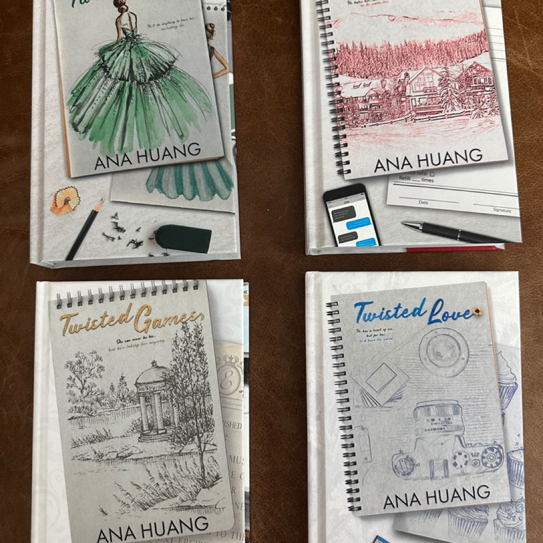 Cover To Cover Book Box Twisted Series By Ana Huang Special Edition Set signed