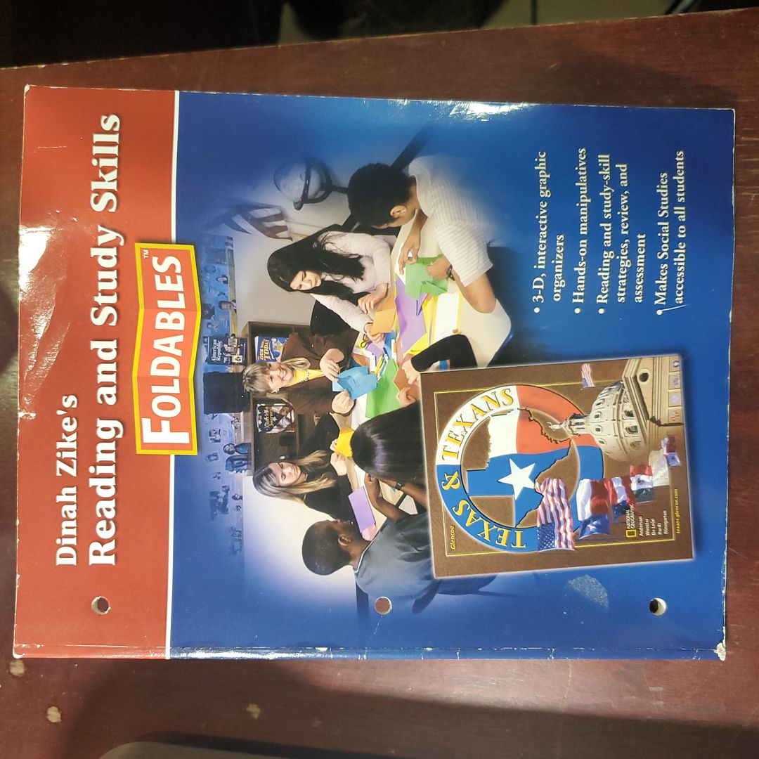 Texas and Texans Reading and Study Skills Foldables 2003
