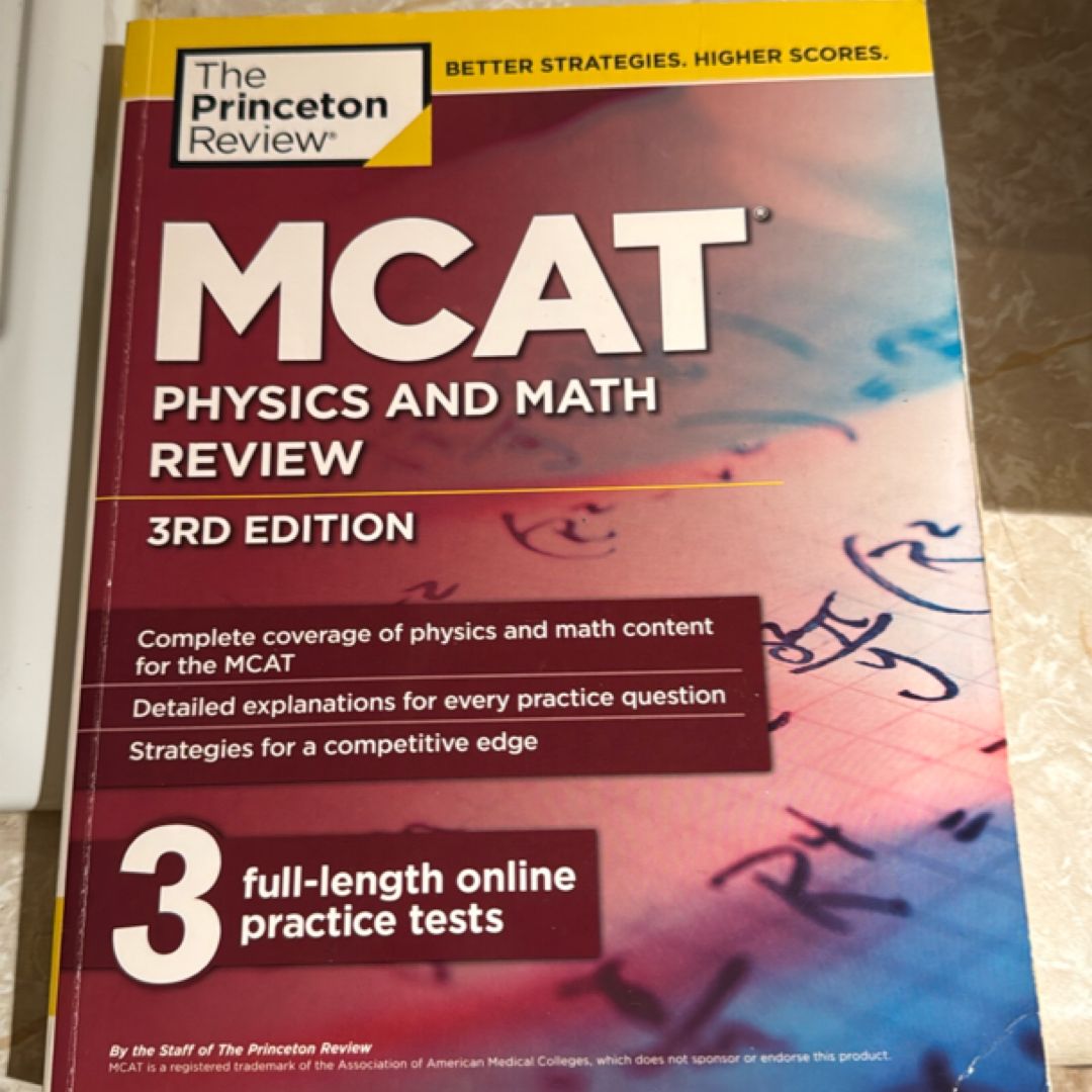 MCAT Physics and Math Review, 3rd Edition
