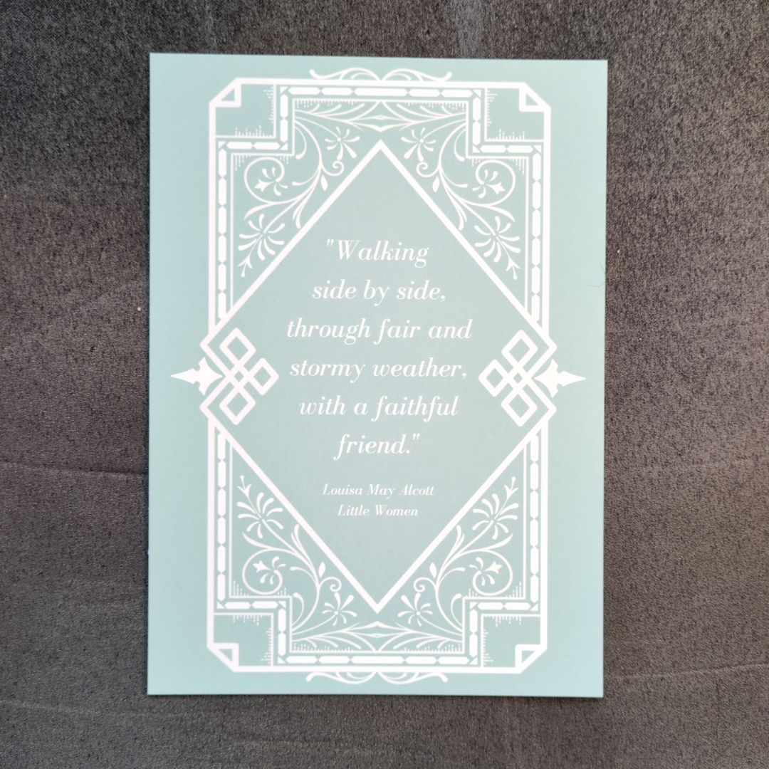 5x7 art print Little Women quote