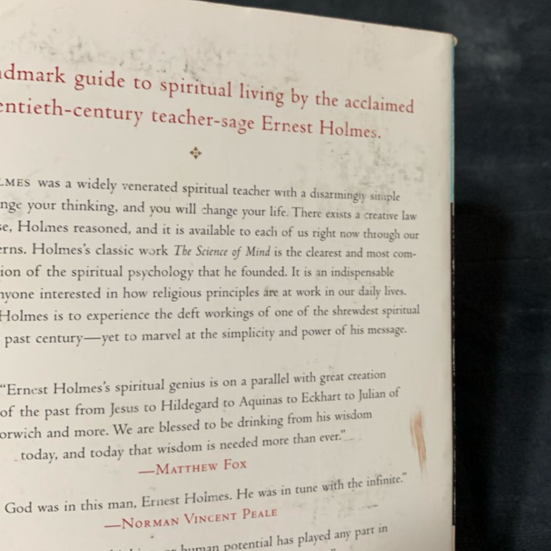 The Science of Mind First Edition