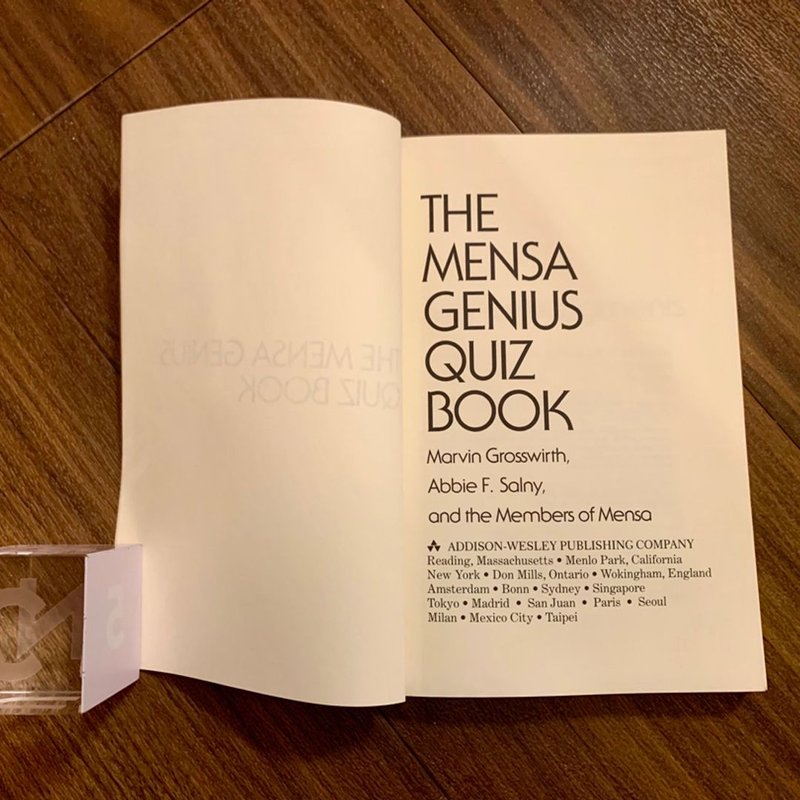 The Mensa Genius Quiz Book
