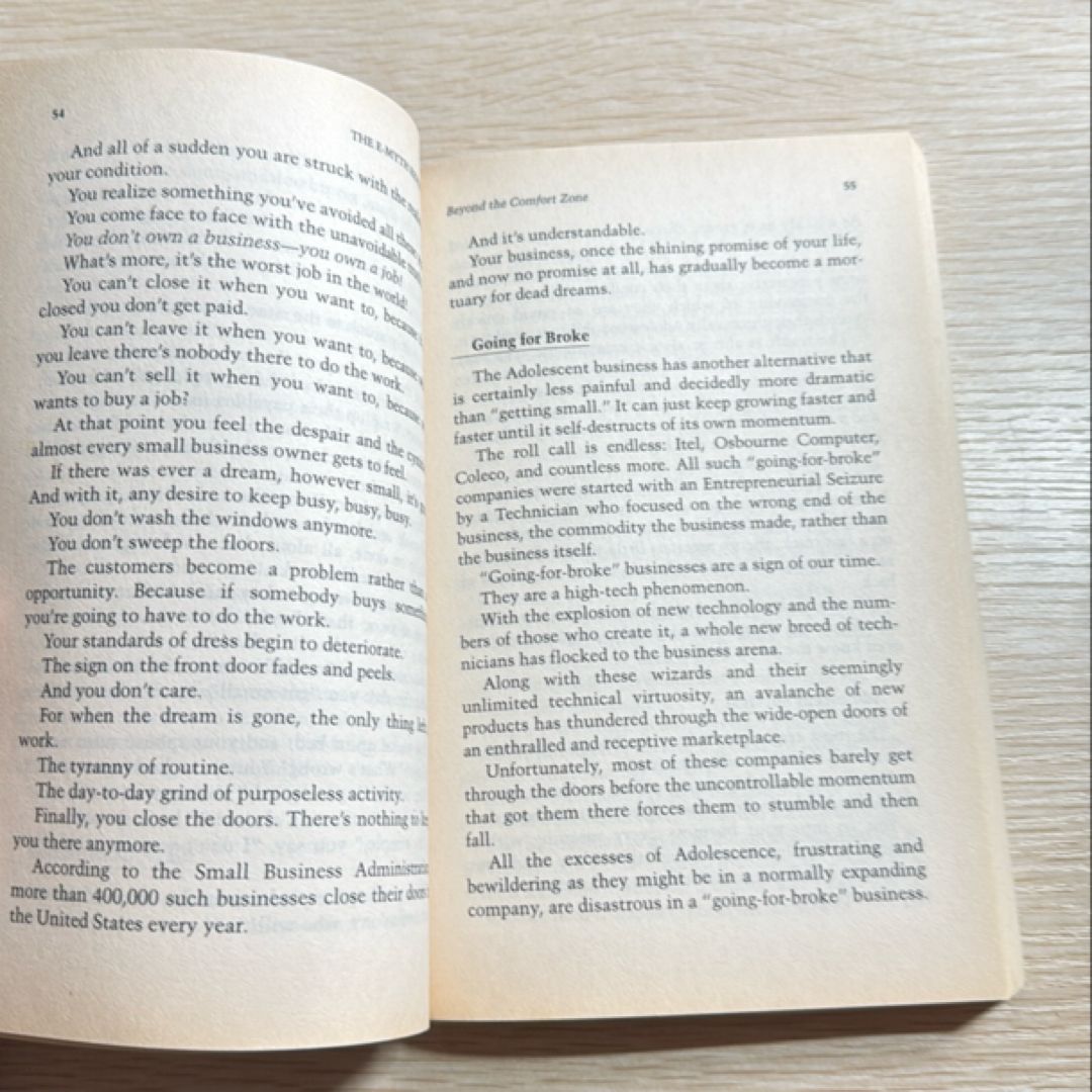 The e-Myth Revisited