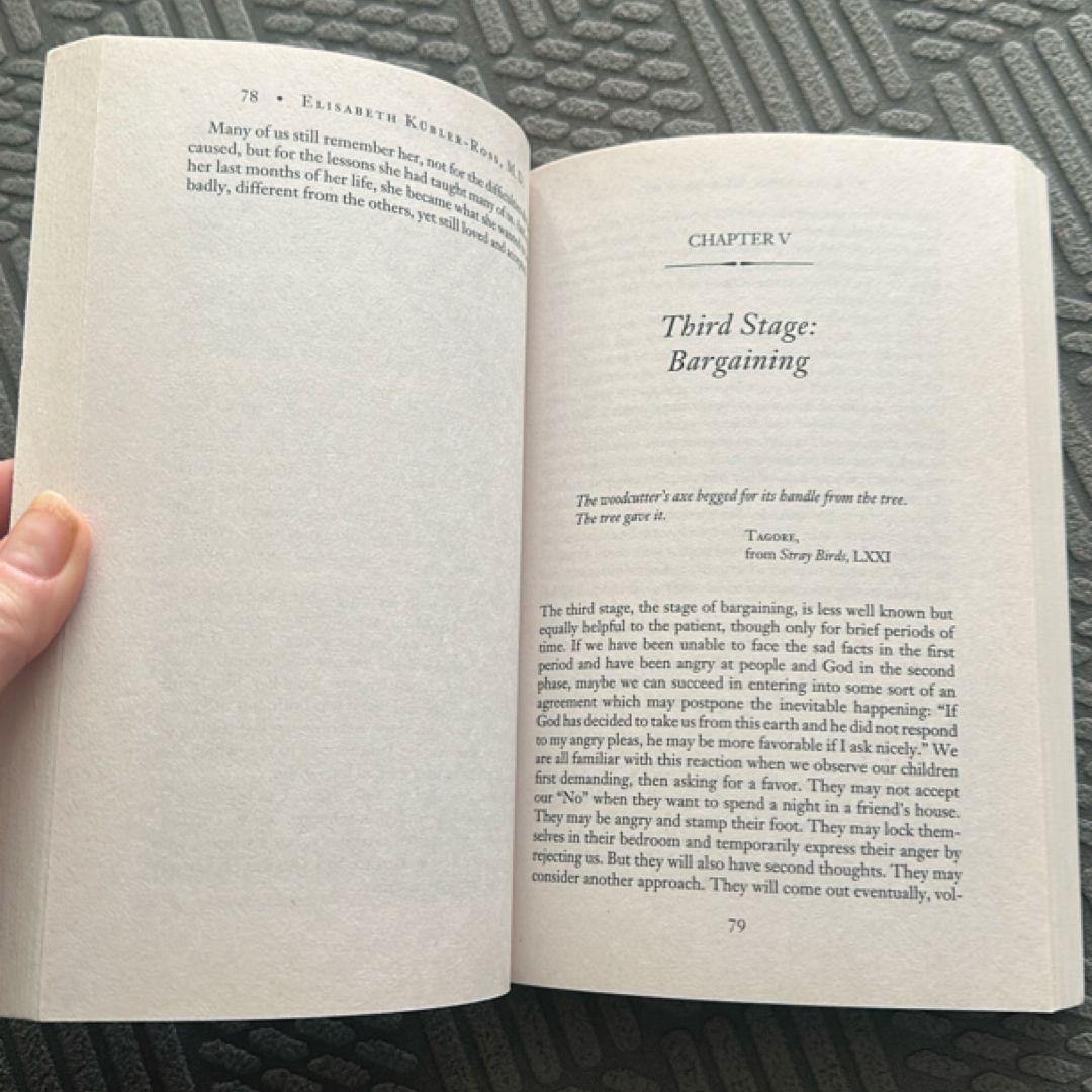 On Death and Dying