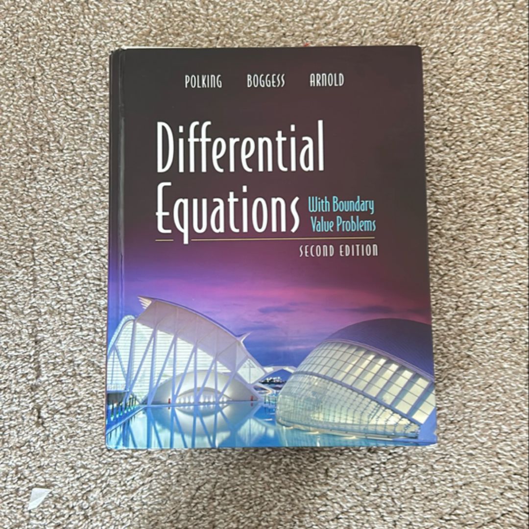 Differential Equations with Boundary Value Problems