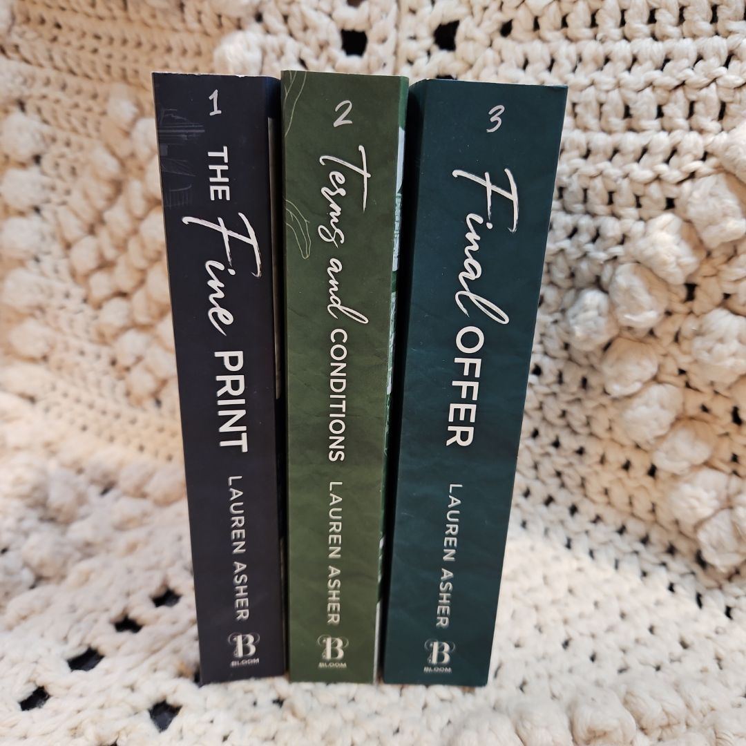 Dreamland Billionaires Series 3 Books Set: the Fine Print; Terms and Conditions; Final Offer