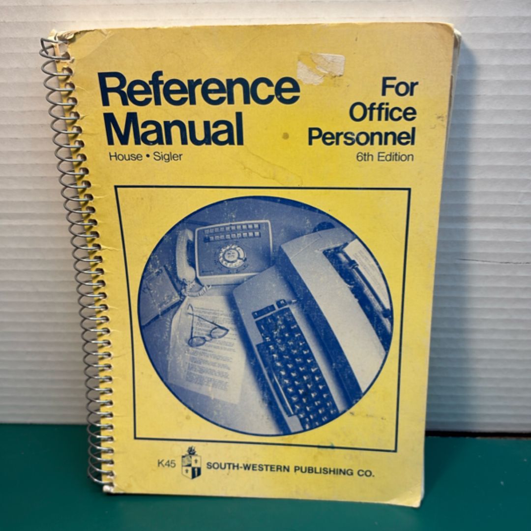 Office writing manual high school college english class 