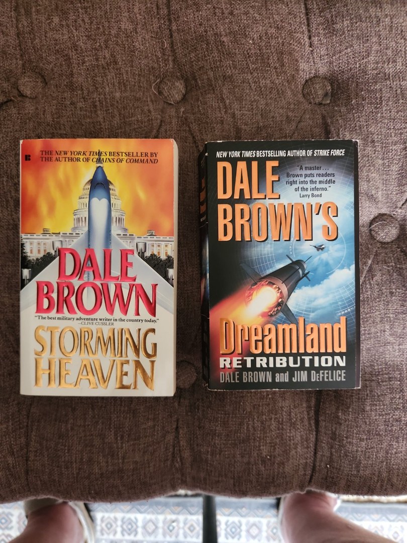 Dale Brown Lot of 2 Military Fiction Paperback Books
