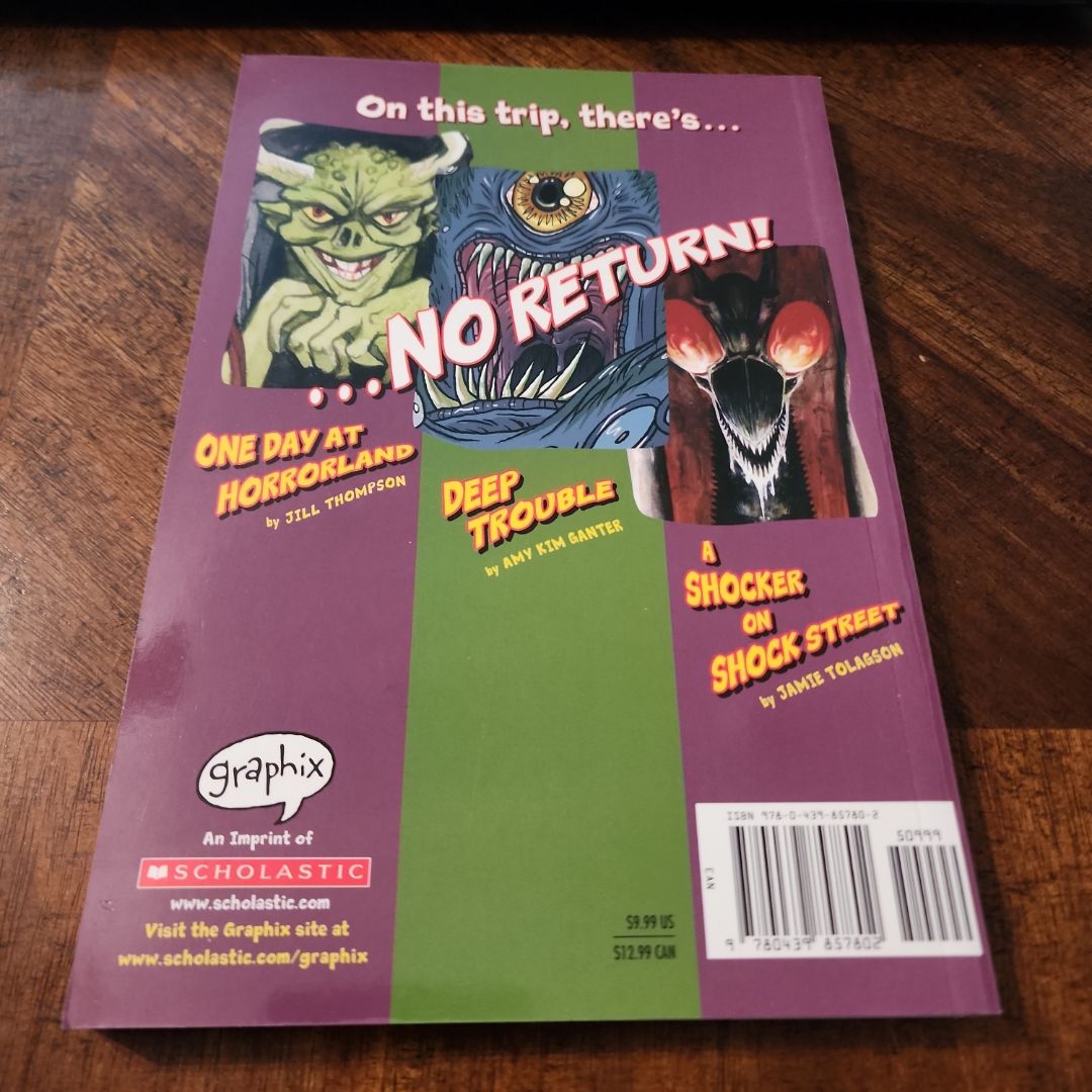 Terror Trips: 3 Ghoulish Graphix Tales: a Graphic Novel (Goosebumps Graphix #2)