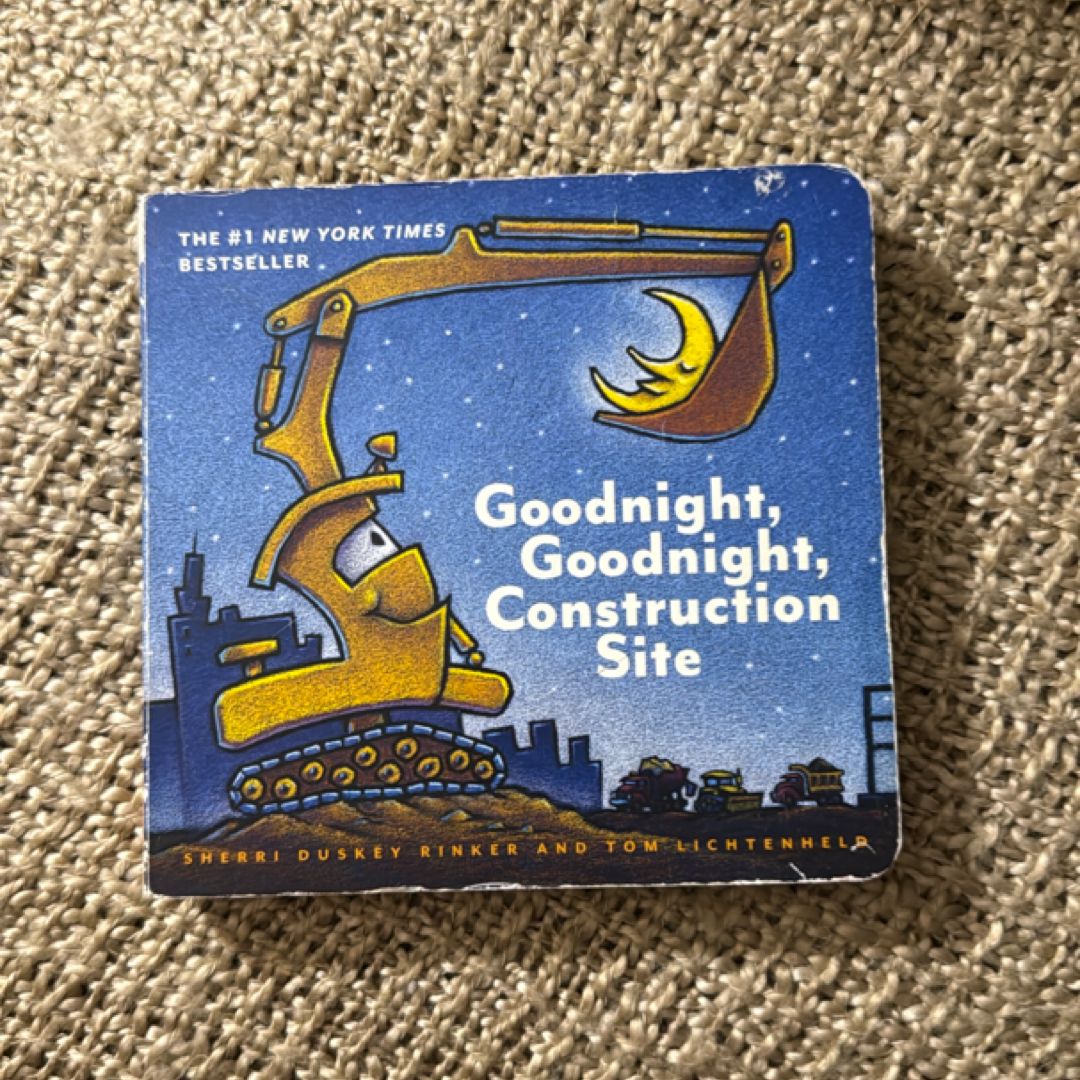 Goodnight, Goodnight Construction Site (Hardcover Books for Toddlers, Preschool Books for Kids)