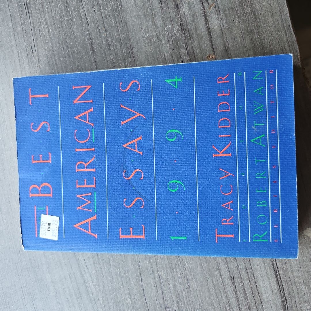 The Best American Essays, 1994