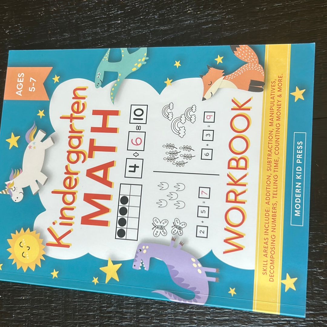 Kindergaten Math Workbook by Modern Kid Press