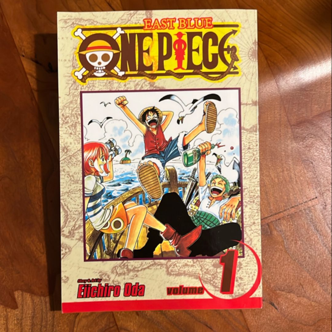One Piece, Vol. 1 (first print, foil) by Eiichiro Oda, Paperback