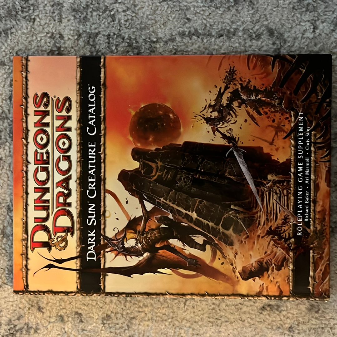 Dark Sun Creature Catalog