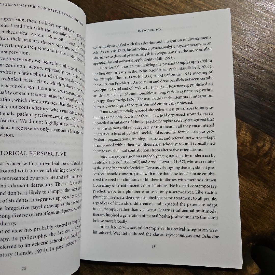 Supervision Essentials for Integrative Psychotherapy