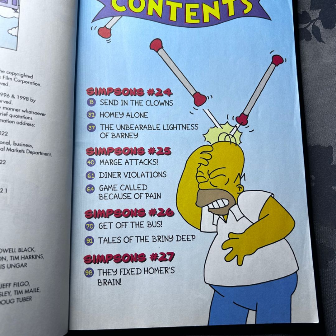 Simpsons Comics on Parade