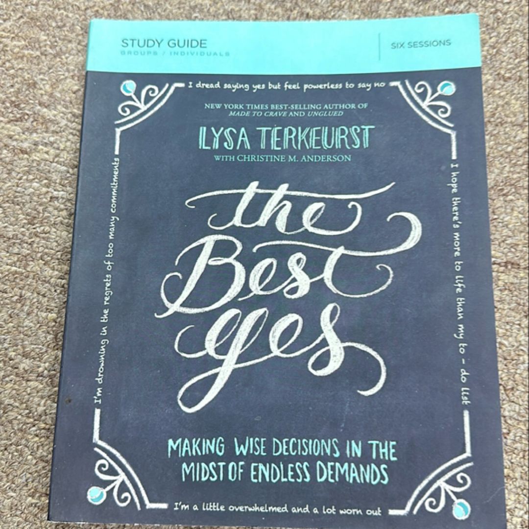 The Best Yes Study Guide
