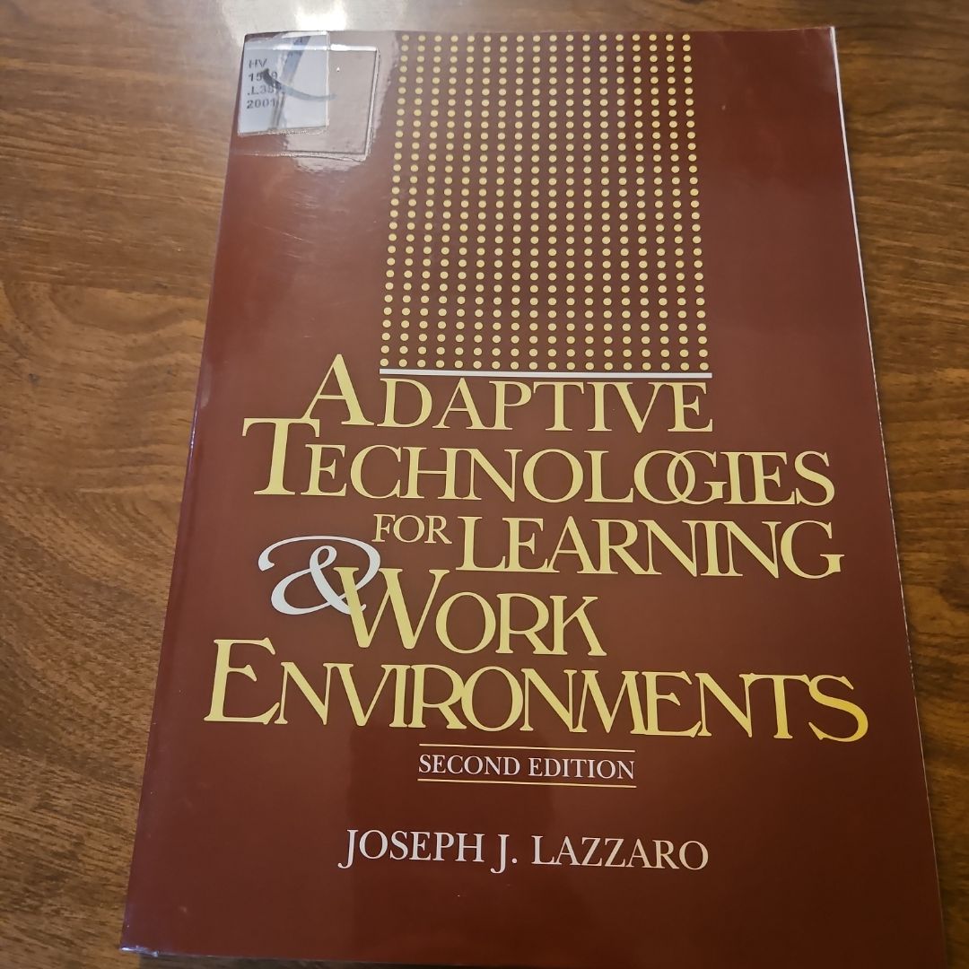 Adaptive Technologies for Learning and Work Environments