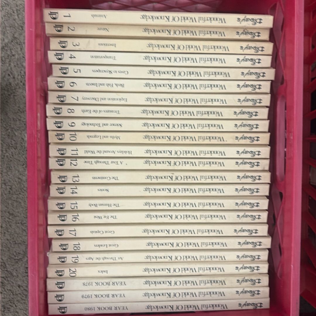 Disney’s Wonderful World of Knowledge 1-20 and yesrbooks 78-80 (PBL135)
