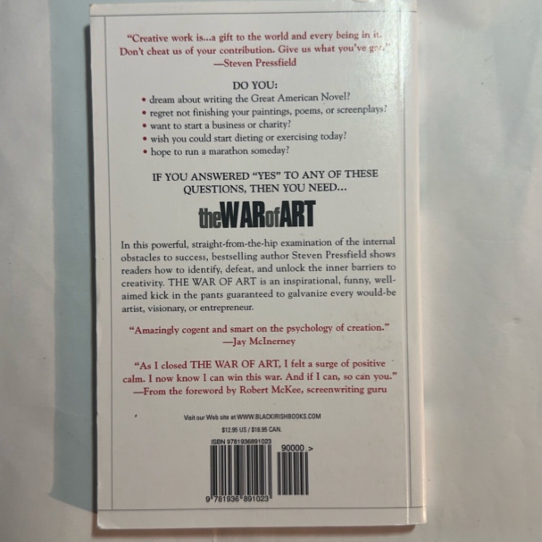 The War of Art