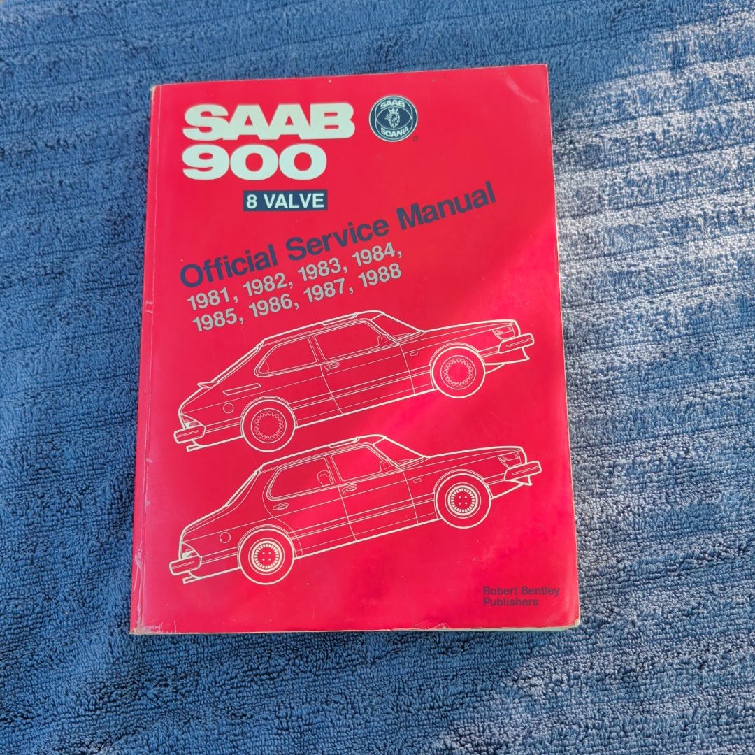 Saab 900 Eight Valve Official Service Manual, 1981-1988