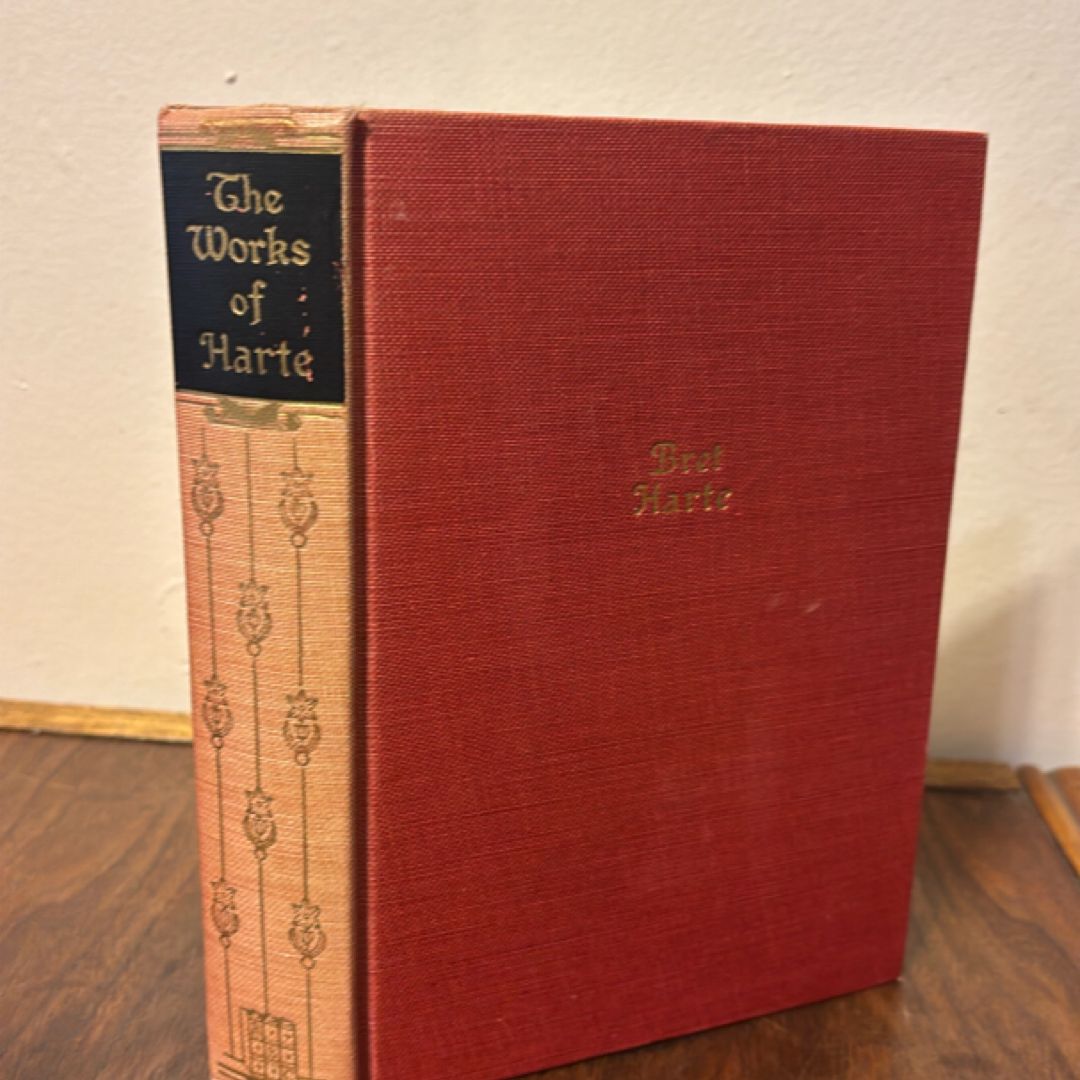 The Works of Harte 1932 Bret Harte antique HB - Black's Readers Service Company