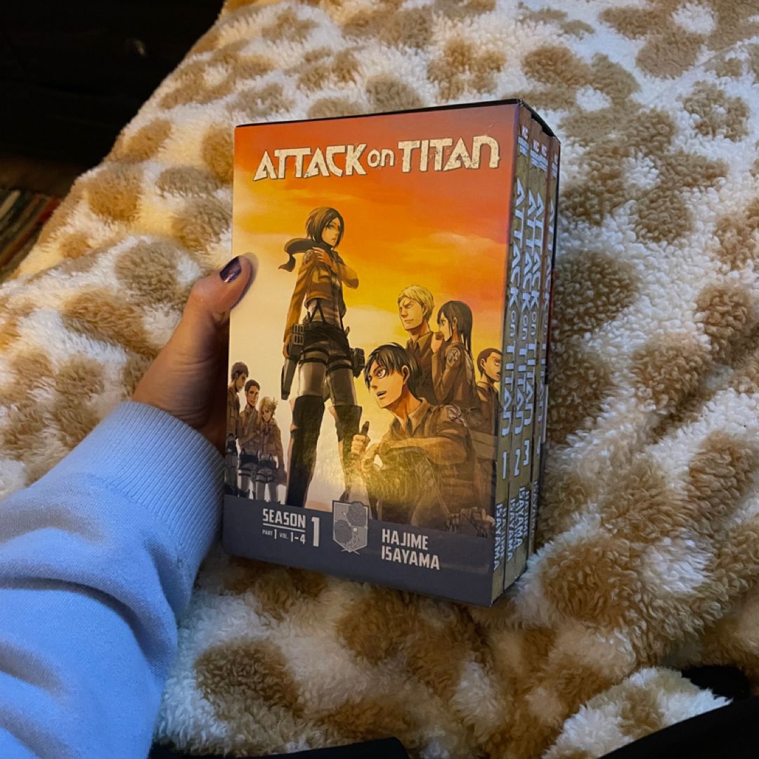 Attack on Titan Season 1 Part 1 Manga Box Set