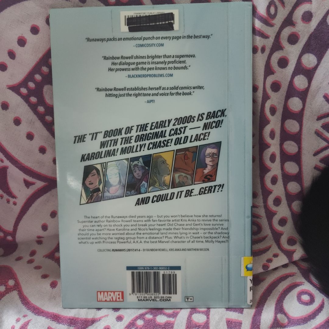 Runaways by Rainbow Rowell Vol. 1