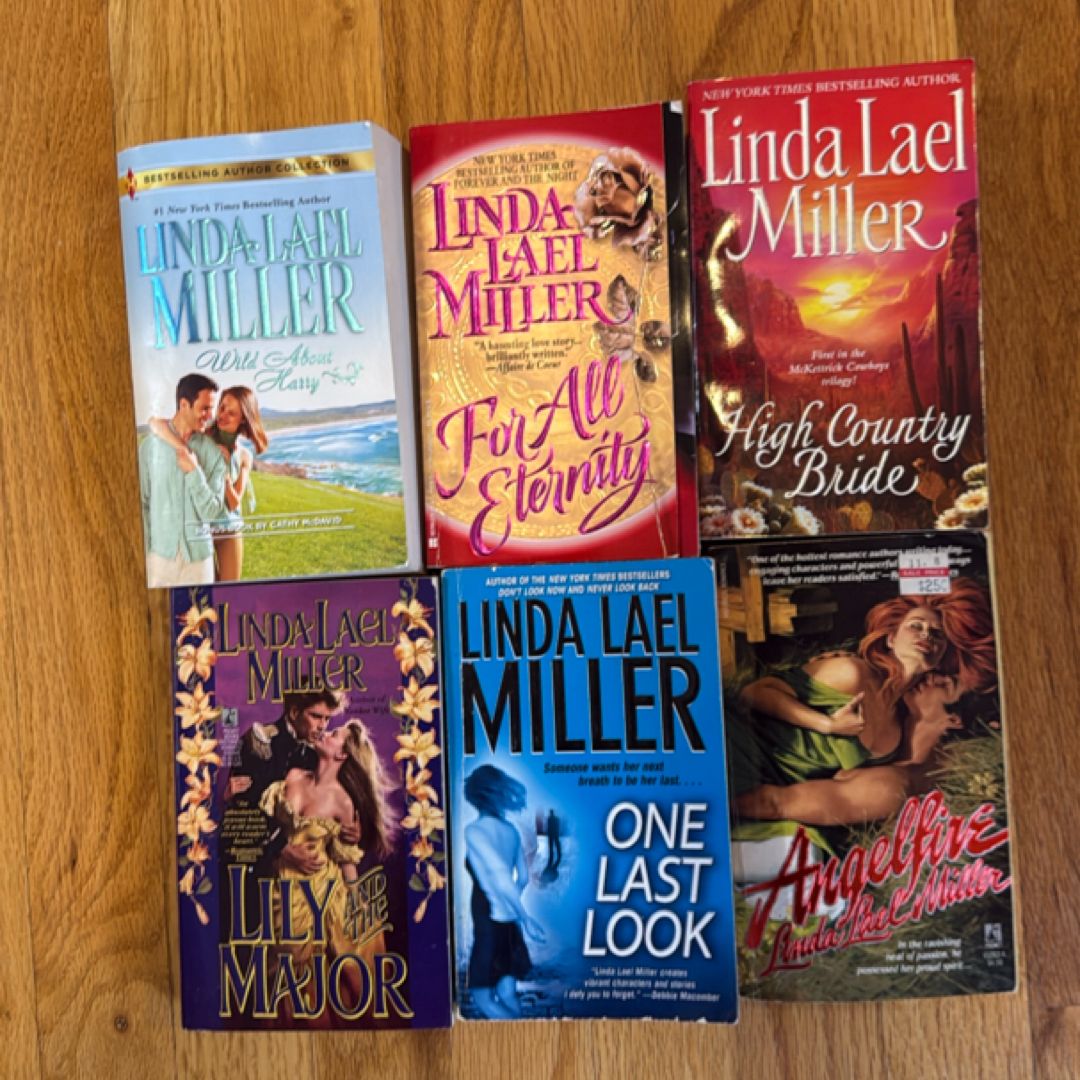 Lot of 6 paperback books by author Linda Lael Miller 