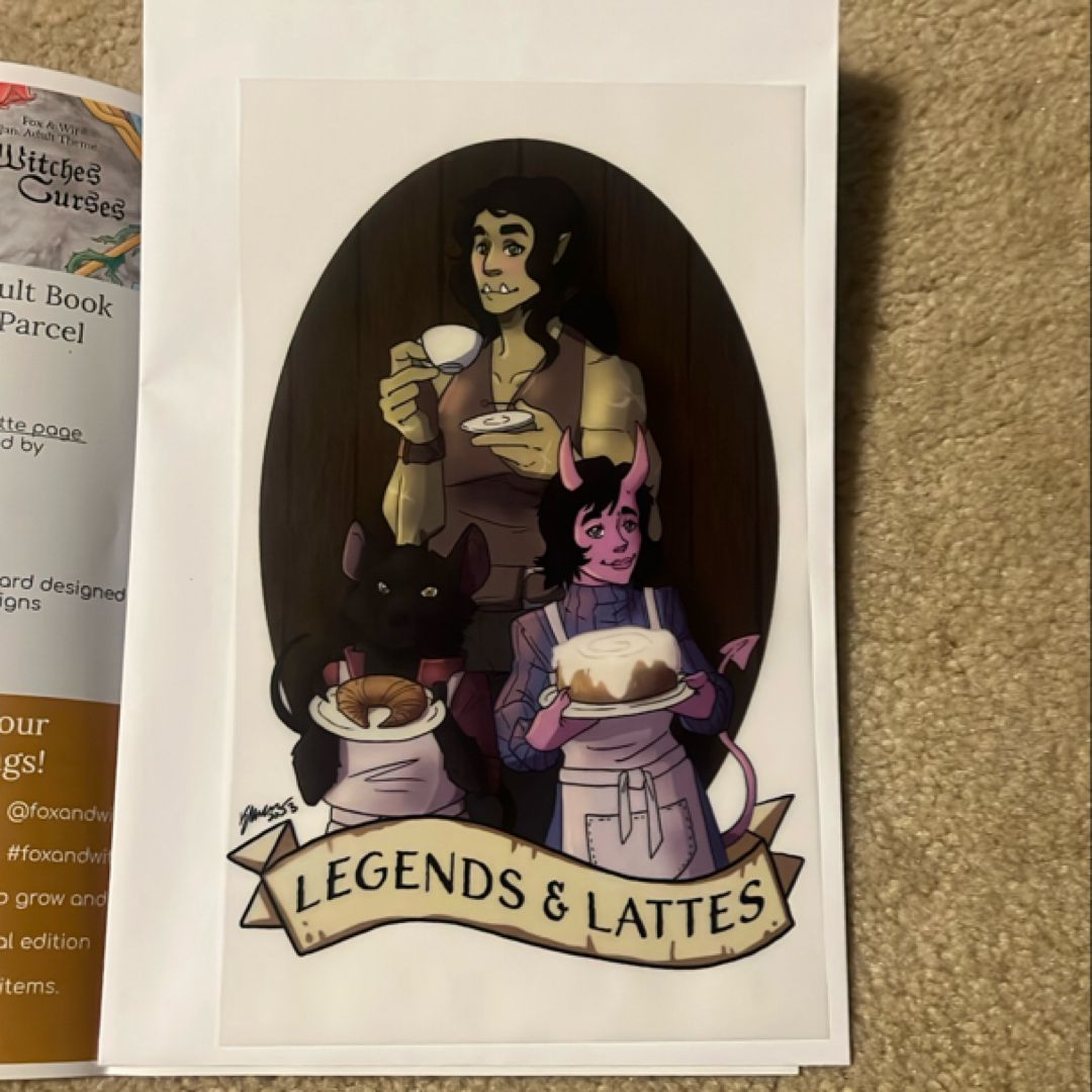 Legends and lattes page overlay