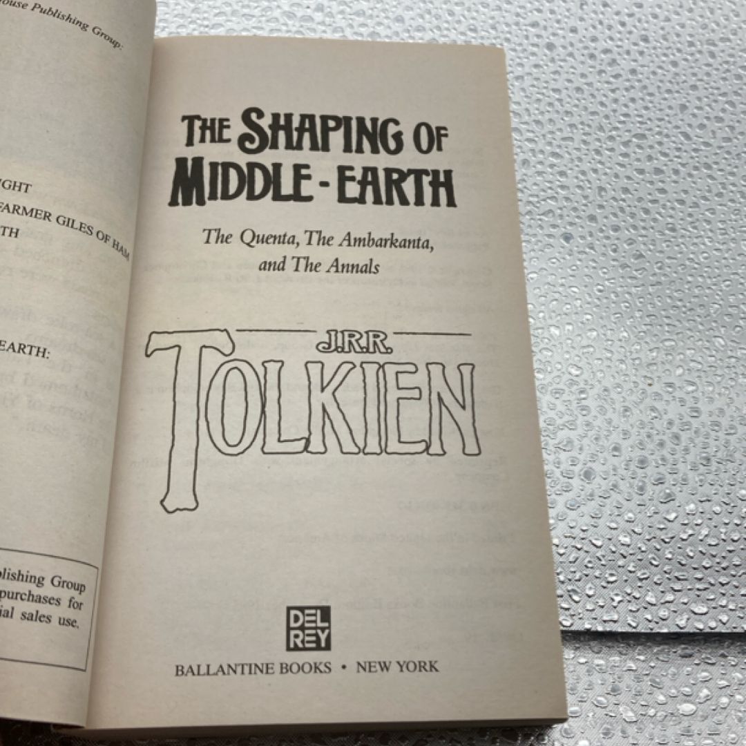 The Shaping of Middle-Earth