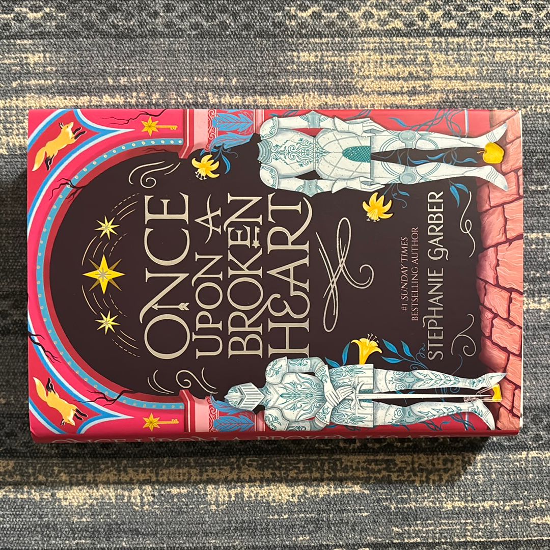 Once upon a Broken Heart - FairyLoot trilogy set w stenciled edges