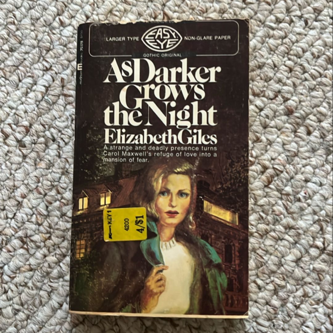 As Darker Grows the Night (Gothic romance)