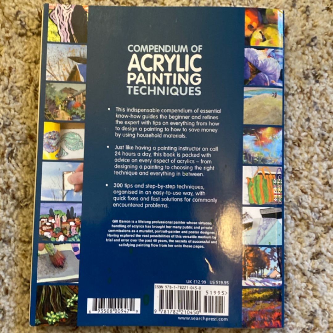 Compendium of Acrylic Painting Techniques by Gill Barron