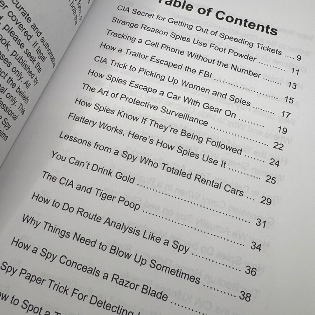 The Little Black Book of 101 Spy Secrets