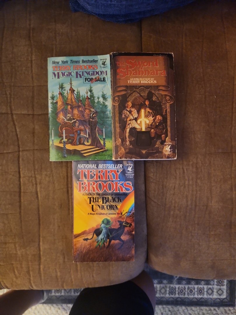 Terry Brooks Lot of 3 Fantasy Paperback Books