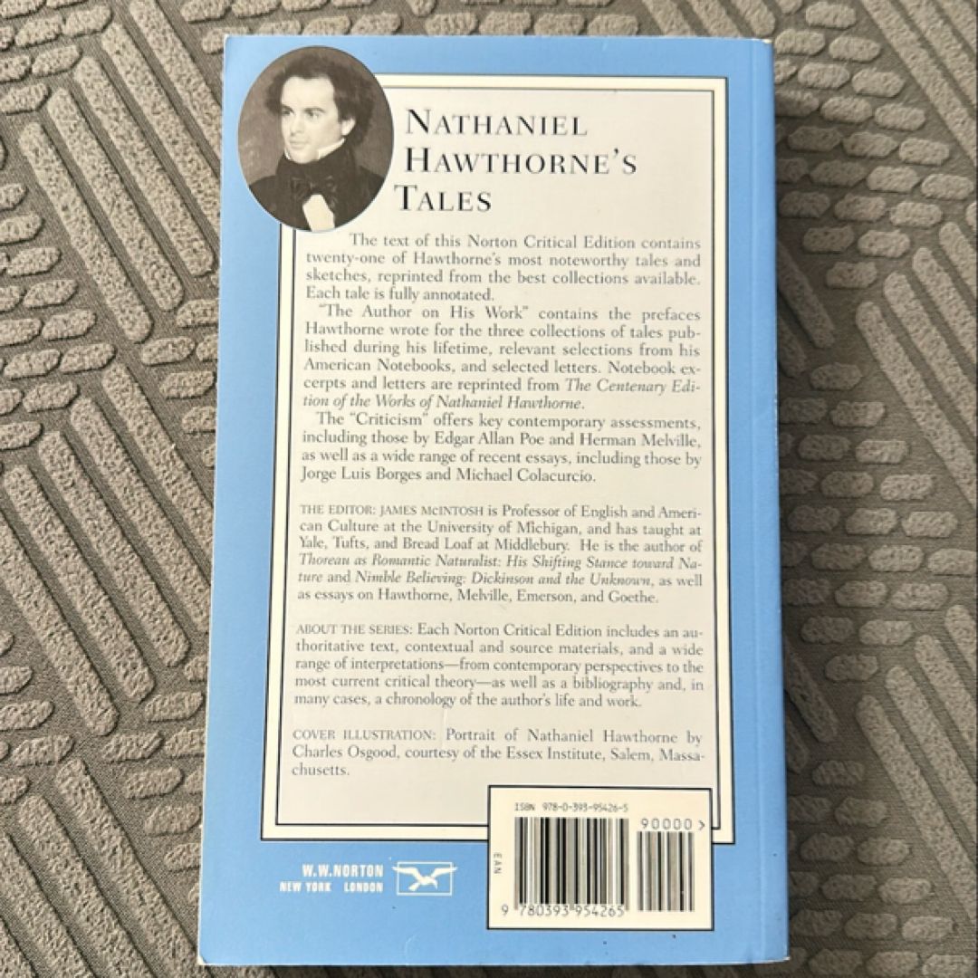 Nathaniel Hawthorne's Tales [Norton Critical Edition]
