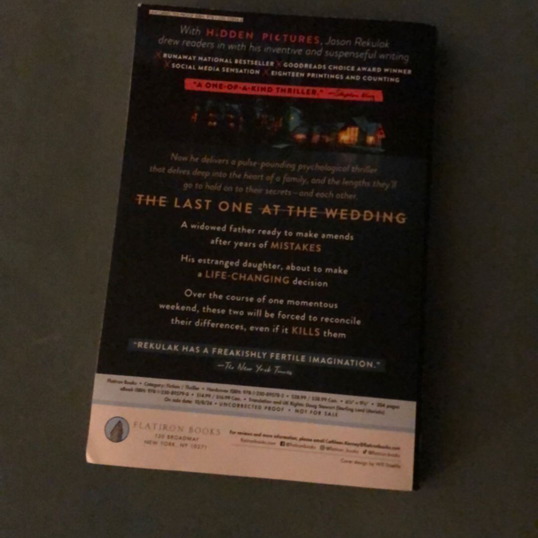 The last one at the wedding