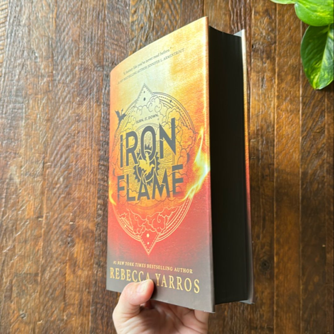 **SPRAYED EDGES** Iron Flame (NEW NEVER READ)