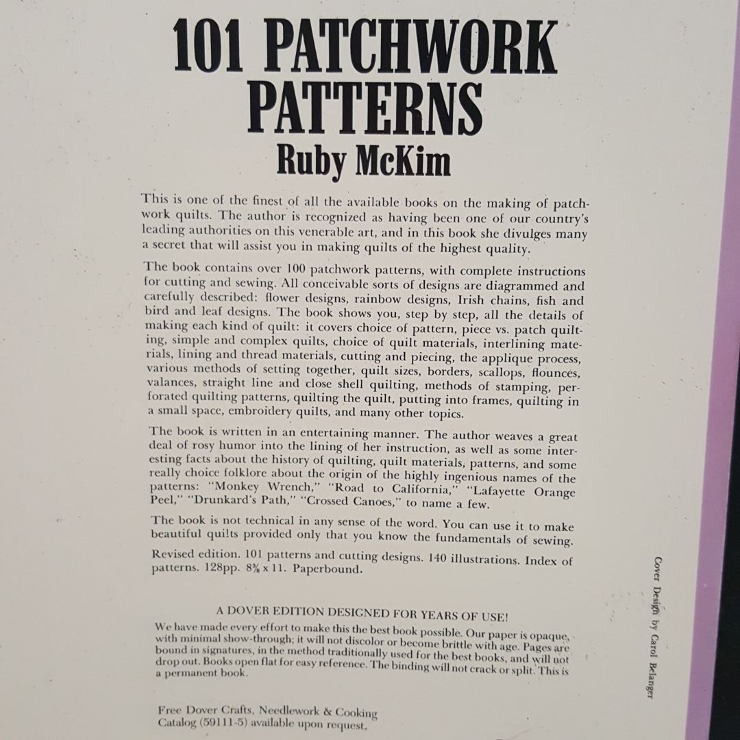 101 Patchwork Patterns by Ruby McKim