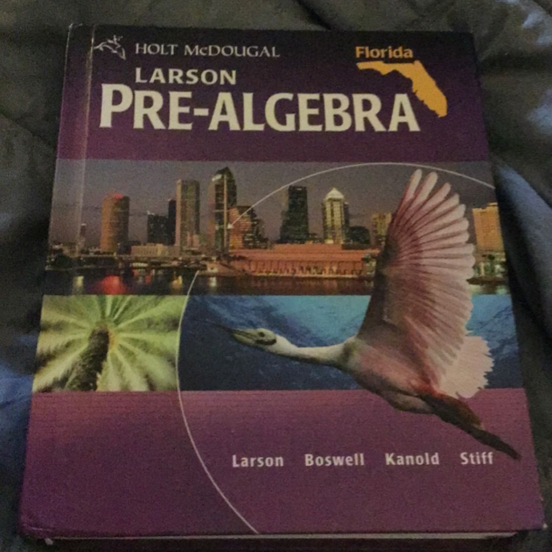 Holt McDougal Pre-Algebra