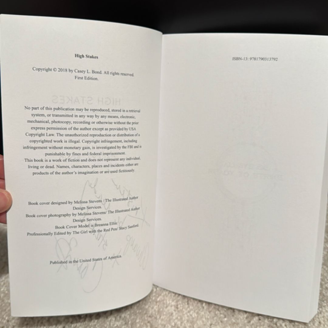 *signed* High Stakes