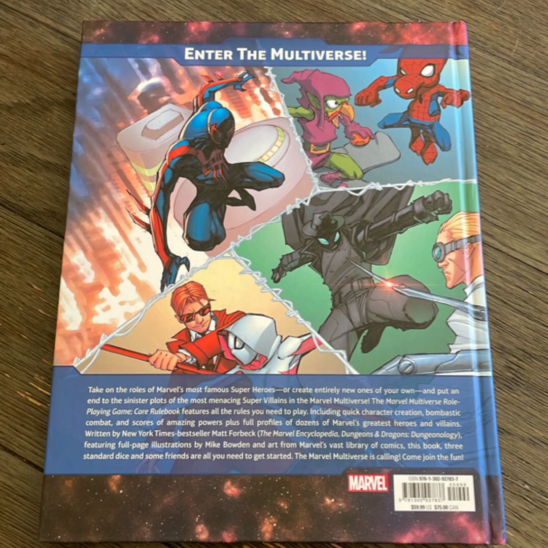 Marvel Multiverse Role-Playing Game: Core Rulebook by Matt Forbeck ...
