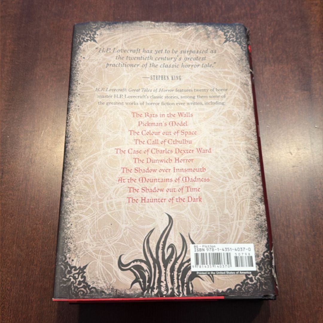 H. P. Lovecraft Great Tales of Horror