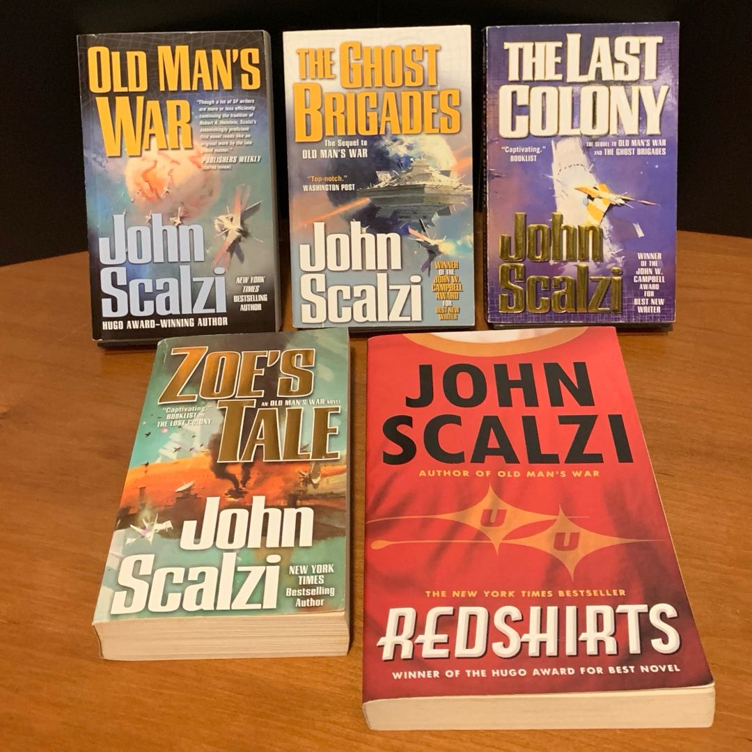 Old Man’s War Series 1-4 & Redshirts: Old Man’s War, The Ghost Brigades, The Last Colony, Zoe’s Tale