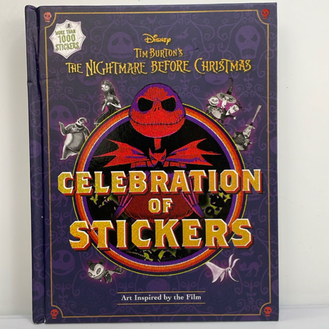 Disney Tim Burton's the Nightmare Before Christmas Celebration of Stickers