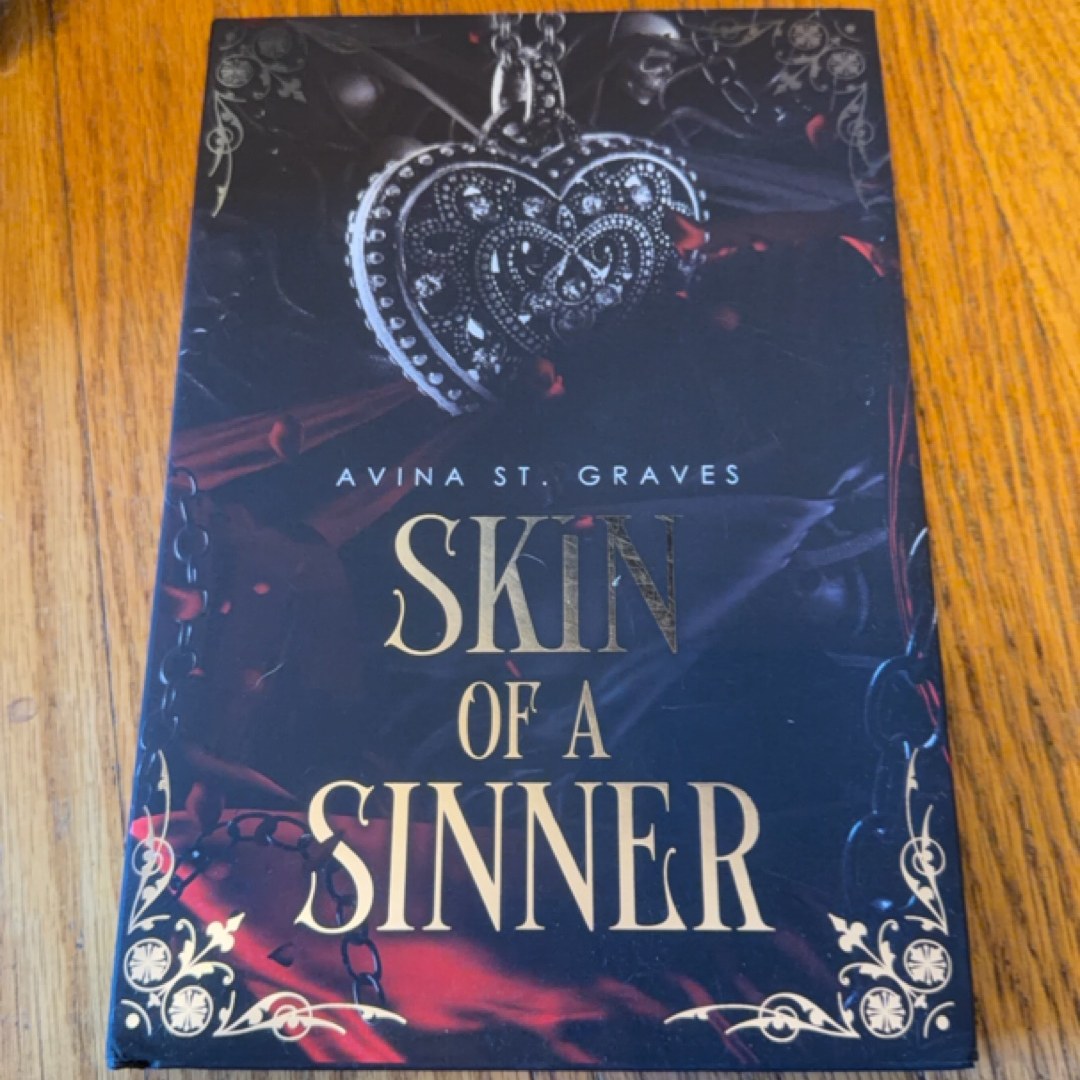 Skin of a Sinner: A Dark Romance (Alternative Cover with Black Pages)