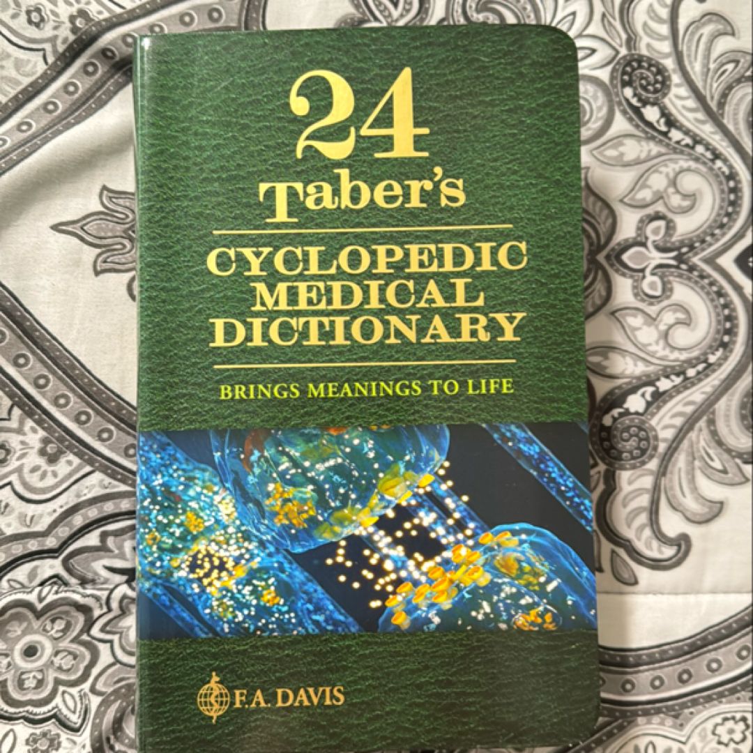 Taber's Cyclopedic Medical Dictionary – 2005 Hardcover, By Taber's, Thomas, Venes